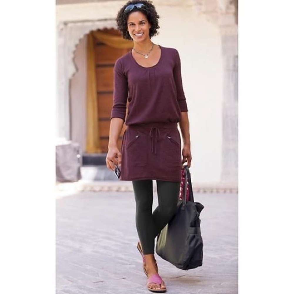 Athleta plum Avila sweater dress tunic